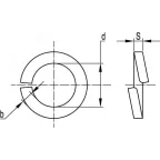 Шайба гровер М6 INOX