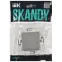 SKANDY Выключатель 1-клавишный проходной с индикацией 10А SK-V08S серебряный IEK