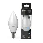 Лампа светодиодная LED 7 Вт 590 лм 4100К свеча нейтральный E14 AC 220В диммируемая Black Gauss