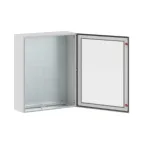 Щит с монтажной панелью ЩМП 1000x800x300мм серия ST c прозрачной дверью