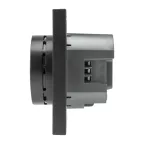 STRONG Термостат электронный с индикацией Wi-Fi скрытой установки антрацит