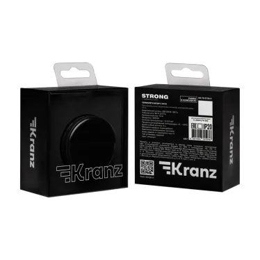 STRONG Термостат электронный с индикацией Wi-Fi скрытой установки антрацит