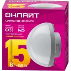                  Лампа светодиодная сферическая 15 Вт OLL-GX53-04 (15W-230-2.7K-SF)
               