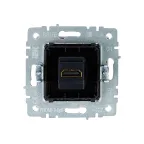BRITE Розетка HDMI РHDMI-0-БрБ белый