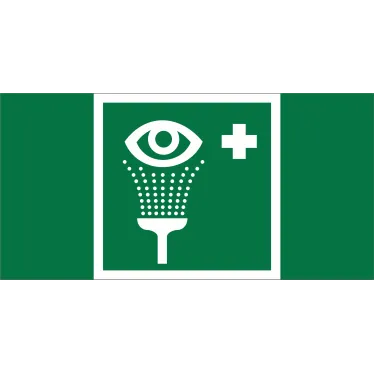 Знак безопасности BL-2915B.EC04''Пункт обработки глаз''