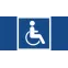 Знак безопасности NPU-7035.D02''Символы доступ. для инвалидов всех категорий''