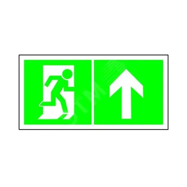 Знак безопасности PS-50206.E38''Напр. к эвакуационному выходу прямо''