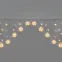 Гирлянда Арка со звездами 2,5х1,2м 136LED тёплый белый прозрачный ПВХ IP20 230В