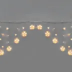 Гирлянда Арка со звездами 2,5х1,2м 136LED тёплый белый прозрачный ПВХ IP20 230В