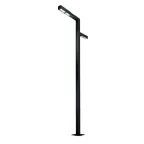                  Опора освещения со светильником светодиодным OXOR-STER-Z-1600x100x100-L3000-50W Warm3000 (BK, 230V) IP65 (ARL, Сталь)
               