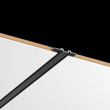 Шинопровод магнитный встраиваемый 1 м для магнитной системы Galakti черный