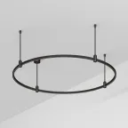 Трек ART-APRIORI-ROUND-ROD-400-R1200 (BK) (ARL, IP20 металл, 3 года)