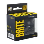 BRITE Розетка USB A+A 3.1А РЮ10-1-БрГ графит
