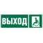 Знак безопасности BL-6020B.E62''Указ. выхода для инвал. в креслах колясках(лев.)''