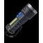 Фонарь ручной аккумуляторный 3Вт LED+3ВтCOB/Li-ion 18650 1200mAh/ABS-пл/индикатор/USB-шнур, КОСМОС