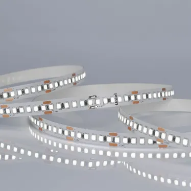 Гибкая светодиодная лента на самоклеящейся основе. ULS-2835-180LED/m-10mm-IP20-DC24V-17W/m-5M-6500K Катушка 5м. в герметичной упаковке. Дневной свет (6500K). ТМ Uniel