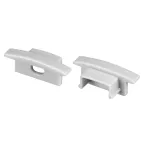                  Заглушка с отверстием LINE-2308-F SILVER (ARL, пластик)
               