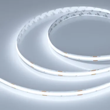 Лента светодиодная COB-X420-10mm 24V White6000 (4.8 W/m, IP20, 15m) (ARL, 5 лет, 420 LED/m)