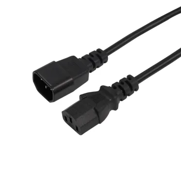 Кабель питания IEC 320 C13 - IEC 320 C14 3x0,75 мм2 длина 0,6м