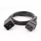 Кабель питания IEC 320 C19 - IEC 320 C20 3x1,5 мм2 длина 1,8м