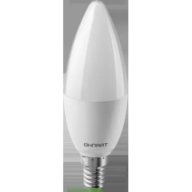Лампа светодиодная 9вт OLL-C37-9-230-6.5K-E14-FR PRO 90-240В ОНЛАЙТ