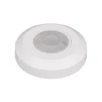 Датчик движения PRIME-PIR-SURFACE-R76-200W-WH (230V, 0.87A, SLIM) (ARL, IP20 пластик, 5 лет)