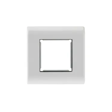 Панель лицевая 80х80 для модуля Mosaic, металлический суппорт