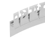 Профиль PLINTUS-FANTOM-BENT-H20-SIDE-2000 WHITE (ARL, алюминий)
