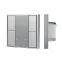 Кнопочная панель INTELLIGENT ARLIGHT DALI-201-23-1G-4SC-IN Silver (BUS, Frame) (IARL, IP20 Металл, 3 года)