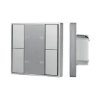                  Кнопочная панель INTELLIGENT ARLIGHT DALI-201-23-1G-4SC-IN Silver (BUS, Frame) (IARL, IP20 Металл, 3 года)
               