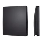                  Панель управления кнопочная INTELLIGENT ARLIGHT KINETIC-801-22-1G-WP-SUF Black (No battery, IP67, 433Mhz) (IARL, IP67 пластик, 3 года)
               