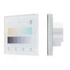                  Сенсорная панель INTELLIGENT ARLIGHT SMART-DALI-301-11-1G-4SC-MIX-IN White (BUS/24V, Touch, 2.4G) (IARL, IP20, Стекло, 5 лет)
               