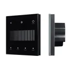 Сенсорная панель INTELLIGENT ARLIGHT SMART-DALI-301-11-1G-4SC-DIM-IN Black (BUS/24V, Touch, 2.4G) (IARL, IP20, Стекло, 5 лет)