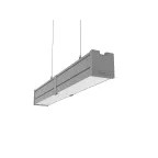                  Светильник светодиодный Mercury Pro GL подвесной/накладной 523 х 66 х 68 мм 8 Вт 3000 К CRI 90 RAL7045 сер муар с декоративным проводом 2 м и комплектом подвесов 2 м опаловый рассеиватель закаленное стекло аварийный автономный постоянного действ
               