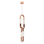 Светильник светодиодный SP-AMPIRIUS-HANG-H610-L120-7W MIX (BRASS, 360 deg, 230V) (ARL, IP20 Металл, 3 года)