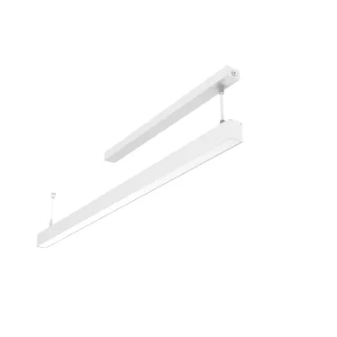 Cветильник cветодиодный Angusta 513x35x45мм подвесной 11 Вт 4000 К IP40 RAL9003 белый муар с рассеивателем опал