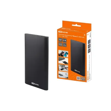 Аккумулятор внешний "Юкон 2", 8000 mAh, 2 А, 1 USB, | SQ1703-0002 | TDM