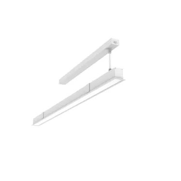 Cветильник cветодиодный Angusta Intus встраиваемый 35 Вт 3000 К IP40 CRI 90 1005х50х45мм RAL9003 белый муар с рассеивателем опал