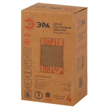 Корпус пластиковый ЩРН-П-04 BOXF 04_P IP41, сосна