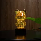 Ночник светодиодный Стеклянный медведь