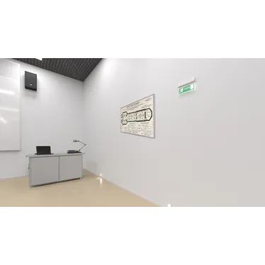 LE7624 Направление к эвакуационному выходу налево NOTE