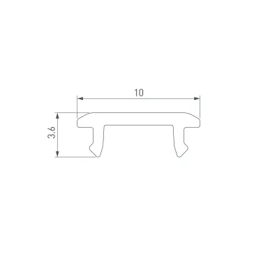 Подвес жесткий ART-APRIORI-ROD-E-L800 (GD) (Arlight, IP20 Металл, 3 года)