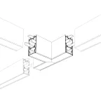 Трек встраиваемый MAG-TRACK-4560-F-1040 (BK, 5LN) (Arlight, IP20 Металл, 3 года)