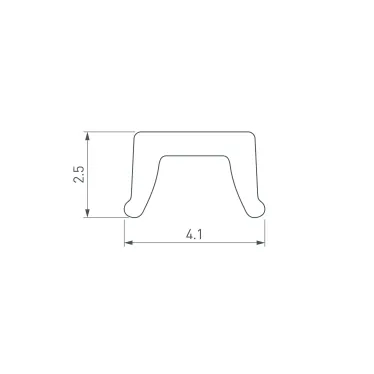 Держатель трека ART-APRIORI-HOLDER-CON-A (GD) (Arlight, IP20 Металл, 3 года)