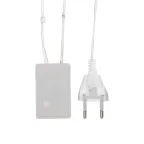 Гирлянда Арка со звездами 2,5х1,2м 136LED тёплый белый прозрачный ПВХ IP20 230В
