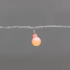 Гирлянда светодиодная Шарики 5м 20LED IP20 прозрачный провод свечение мульти RG/RB контроллер 8 режимов 230В