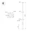 Опора освещения фланцевая OXOR-OT3-D108-L3000 (BK) (ARL, Сталь)