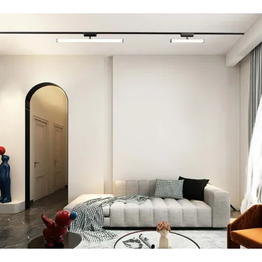 Светильник светодиодный трековый Tube Opal L600 для магнитной системы Galakti 600x26x87 мм 20 Вт 4000 K CRI»90 черный