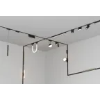 Светильник светодиодный трековый Tube Opal L600 для магнитной системы Galakti 600x26x87 мм 20 Вт 4000 K CRI»90 черный