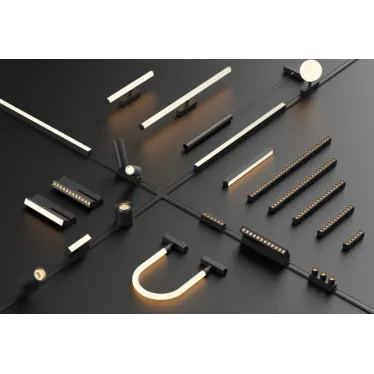 Светильник светодиодный трековый Tube Opal L600 для магнитной системы Galakti 600x26x87 мм 20 Вт 4000 K CRI»90 черный